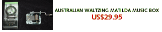 Australian Waltzing Matilda Music Box 